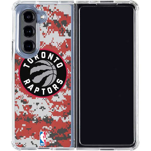 NBA Toronto Raptors Digi Galaxy Z Fold5 5G Clear Case