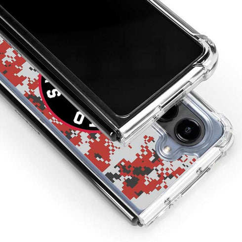 NBA Toronto Raptors Digi Galaxy Z Fold5 5G Clear Case