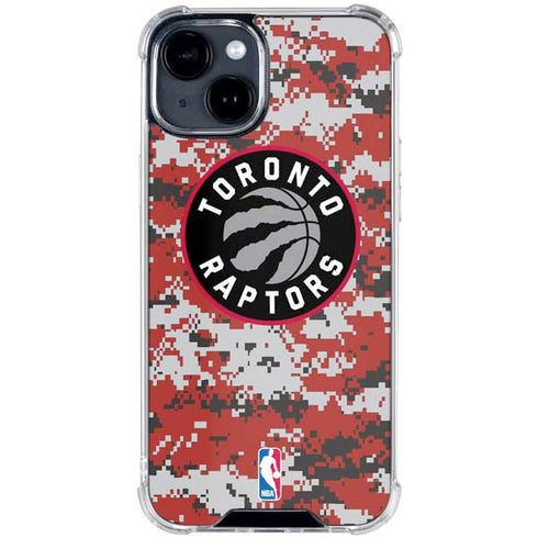 NBA Toronto Raptors Digi iPhone 15 Clear Case