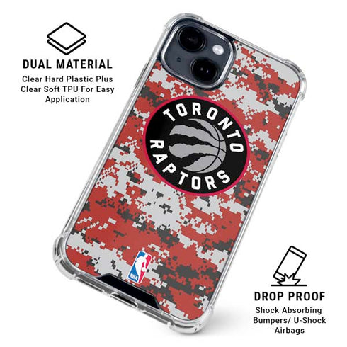 NBA Toronto Raptors Digi iPhone 15 Clear Case