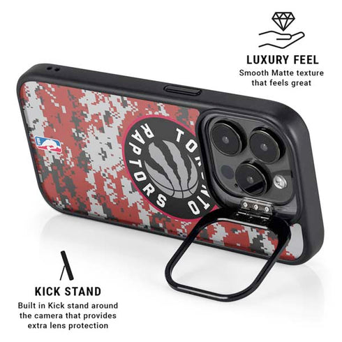 NBA Toronto Raptors Digi iPhone 15 Pro Kickstand Case