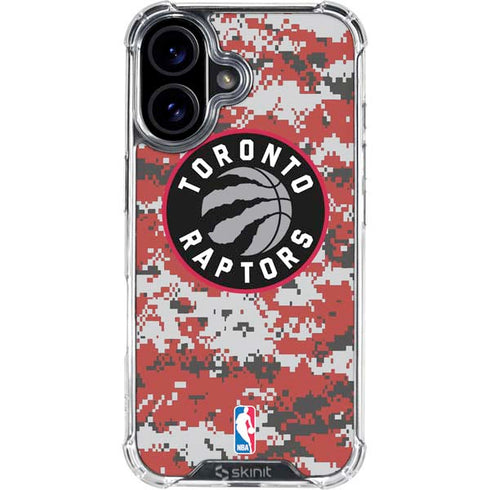 NBA Toronto Raptors Digi iPhone 16 Clear Case