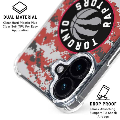 NBA Toronto Raptors Digi iPhone 17 Clear Case