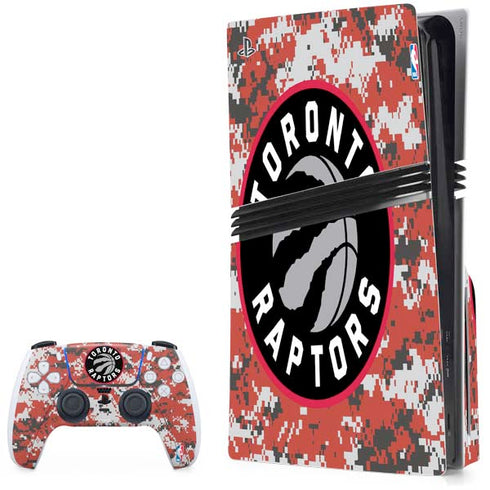 NBA Toronto Raptors Digi PS5 Pro Disk Bundle Skin