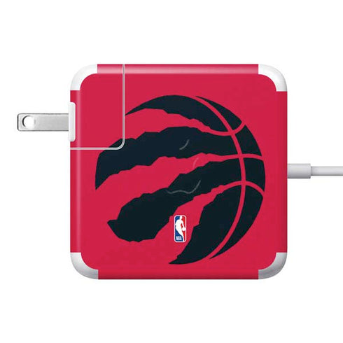 NBA Toronto Raptors Large Logo 85W Power Adapter (15 and 17 inch MacBook Pro Charger) Skin