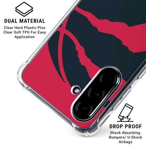 NBA Toronto Raptors Large Logo Galaxy A36 5G Clear Case