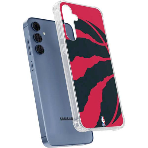 NBA Toronto Raptors Large Logo Galaxy A55 5G Clear Case