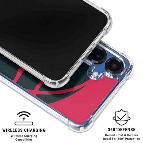 NBA Toronto Raptors Large Logo Galaxy S25 FE Clear Case