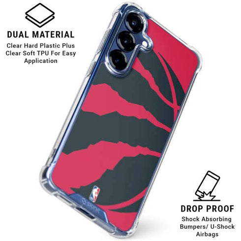 NBA Toronto Raptors Large Logo Galaxy S25 Plus Clear Case