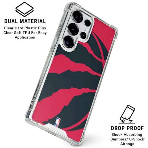 NBA Toronto Raptors Large Logo Galaxy S25 Ultra Clear Case