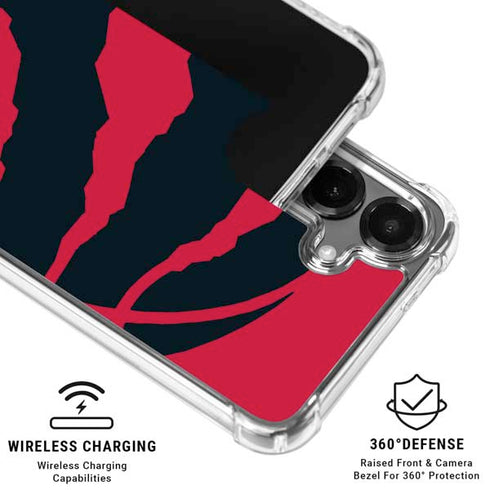NBA Toronto Raptors Large Logo Galaxy S26 Clear Case