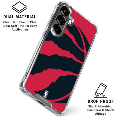 NBA Toronto Raptors Large Logo Galaxy S26 Plus Clear Case