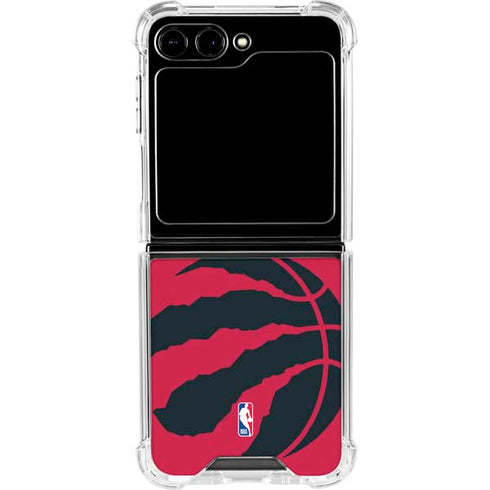 NBA Toronto Raptors Large Logo Galaxy Z Flip6 Clear Case