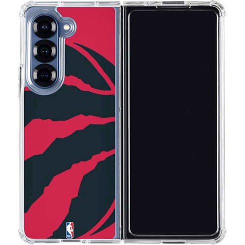 NBA Toronto Raptors Large Logo Galaxy Z Fold7 Clear Case