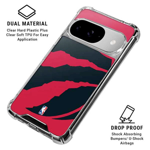 NBA Toronto Raptors Large Logo Google Pixel 10 Clear Case