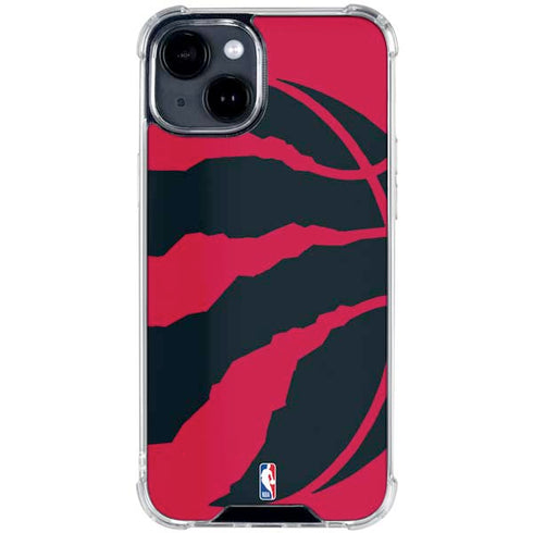 NBA Toronto Raptors Large Logo iPhone 15 Clear Case