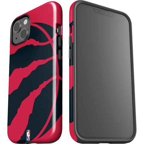 NBA Toronto Raptors Large Logo iPhone 15 Impact Case