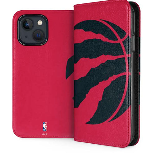 NBA Toronto Raptors Large Logo iPhone 15 Plus Folio Case