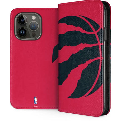 NBA Toronto Raptors Large Logo iPhone 15 Pro Folio Case