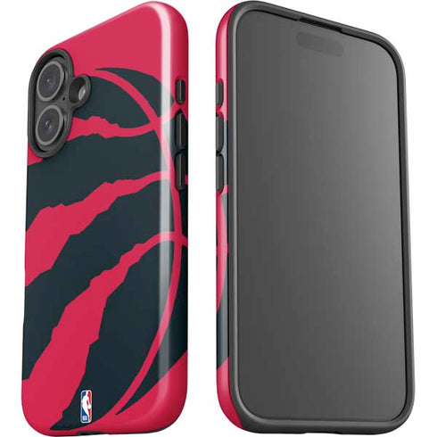 NBA Toronto Raptors Large Logo iPhone 16 Impact Case