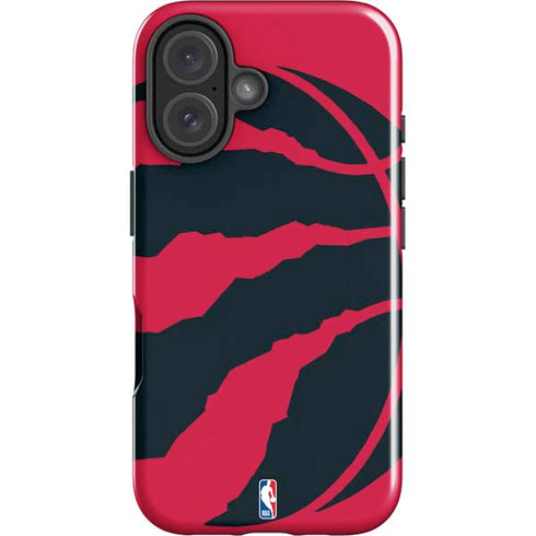 NBA Toronto Raptors Large Logo iPhone 16 Plus Impact Case