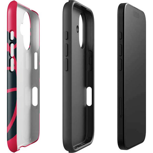 NBA Toronto Raptors Large Logo iPhone 16 Plus Impact Case