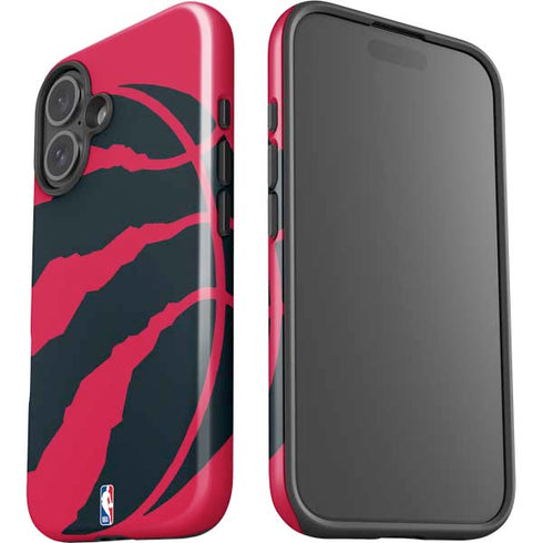 NBA Toronto Raptors Large Logo iPhone 16 Plus Impact Case