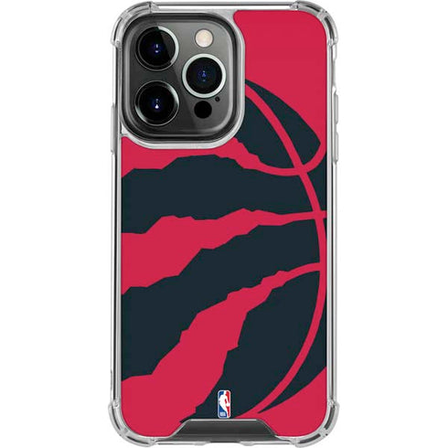 NBA Toronto Raptors Large Logo iPhone 16 Pro Clear Case