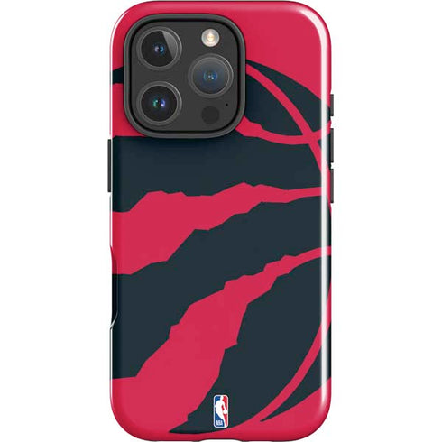 NBA Toronto Raptors Large Logo iPhone 16 Pro Impact Case