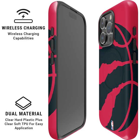 NBA Toronto Raptors Large Logo iPhone 16 Pro Magsafe Impact Case