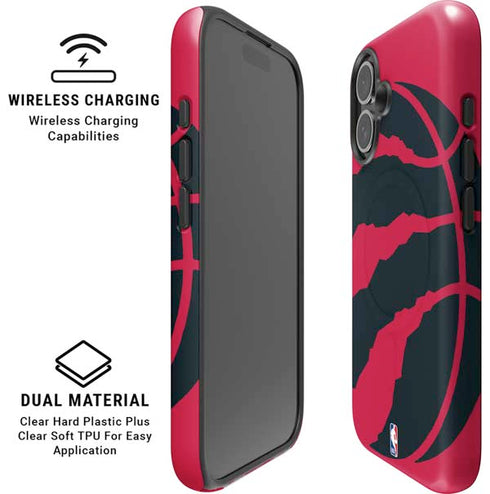 NBA Toronto Raptors Large Logo iPhone 17 Magsafe Impact Case