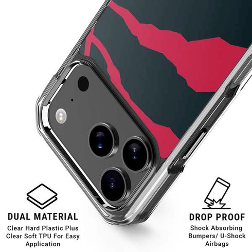 NBA Toronto Raptors Large Logo iPhone 17 Pro Clear Case