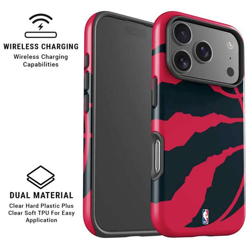 NBA Toronto Raptors Large Logo iPhone 17 Pro Magsafe Impact Case