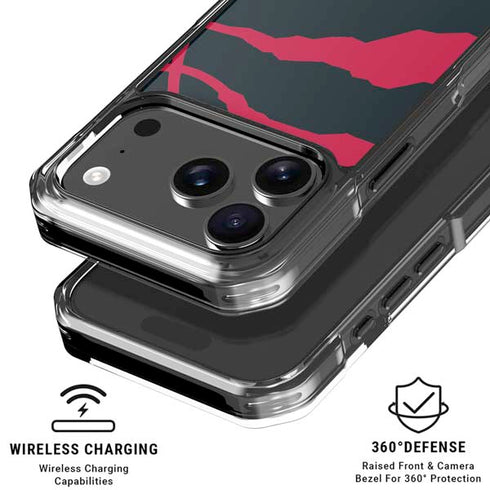 NBA Toronto Raptors Large Logo iPhone 18 Pro Clear Case