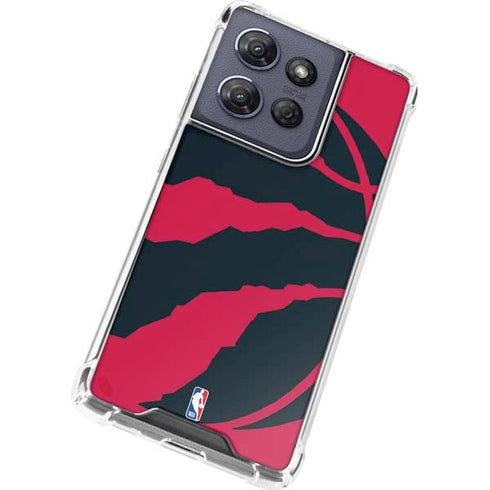NBA Toronto Raptors Large Logo Moto G 5G (2025) Clear Case