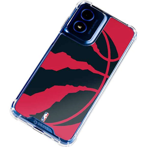 NBA Toronto Raptors Large Logo Moto G 5G (2024) Clear Case