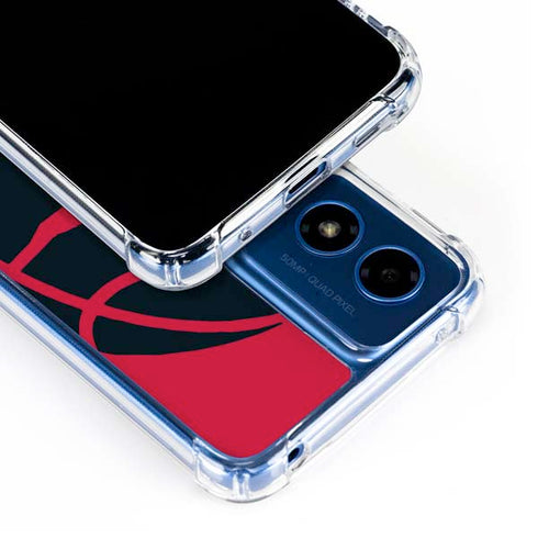 NBA Toronto Raptors Large Logo Moto G 5G (2024) Clear Case