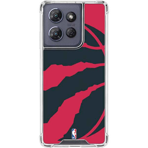 NBA Toronto Raptors Large Logo Moto G Play 5G (2025) Clear Case