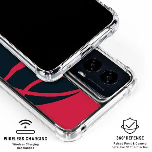 NBA Toronto Raptors Large Logo Moto G Power 5G (2024) Clear Case
