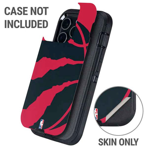 NBA Toronto Raptors Large Logo Otterbox Defender iPhone Skin