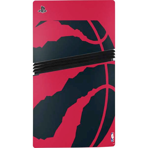 NBA Toronto Raptors Large Logo PS5 Pro Bundle Skin