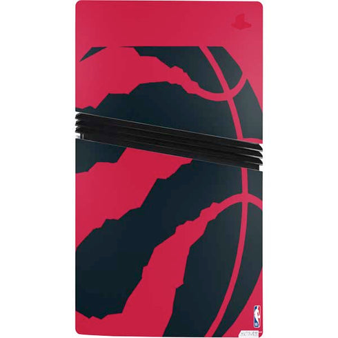 NBA Toronto Raptors Large Logo PS5 Pro Bundle Skin
