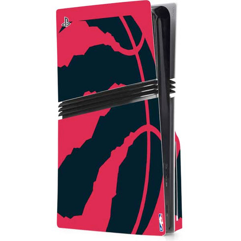 NBA Toronto Raptors Large Logo PS5 Pro Disk Console Skin