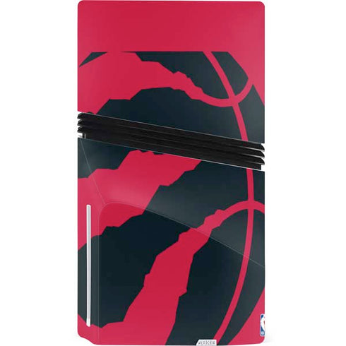 NBA Toronto Raptors Large Logo PS5 Pro Disk Console Skin