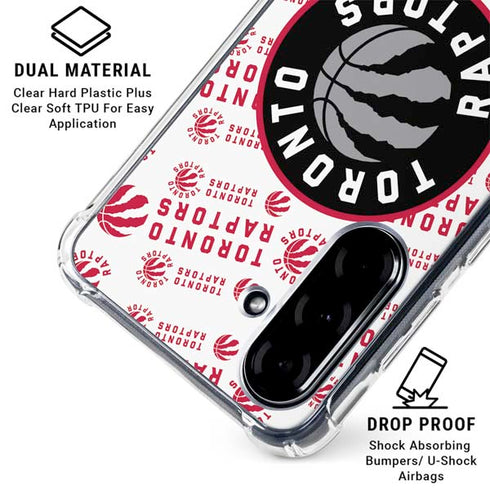 NBA Toronto Raptors Logo Blast Galaxy A36 5G Clear Case