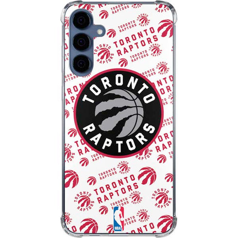 NBA Toronto Raptors Logo Blast Galaxy A55 5G Clear Case