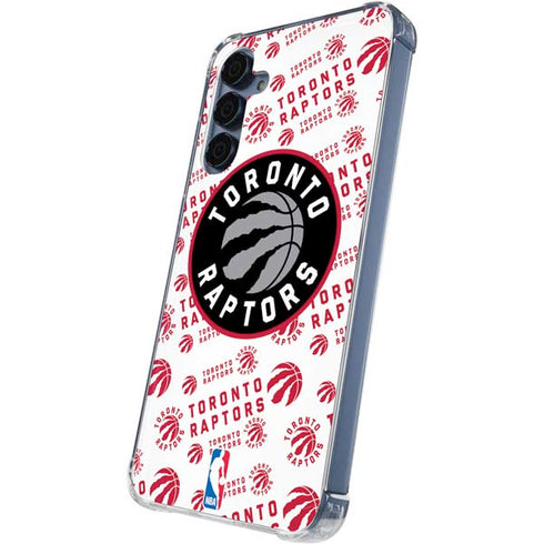 NBA Toronto Raptors Logo Blast Galaxy A55 5G Clear Case