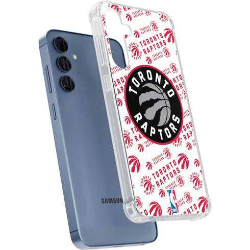 NBA Toronto Raptors Logo Blast Galaxy A55 5G Clear Case