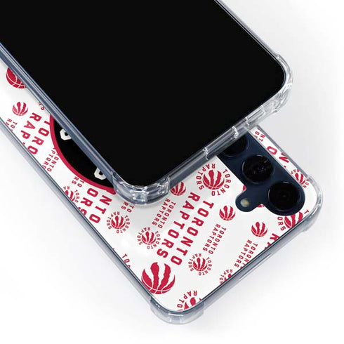 NBA Toronto Raptors Logo Blast Galaxy A55 5G Clear Case