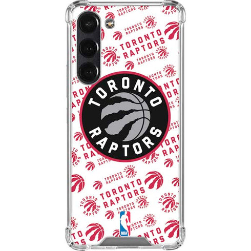 NBA Toronto Raptors Logo Blast Galaxy S24 FE Clear Case